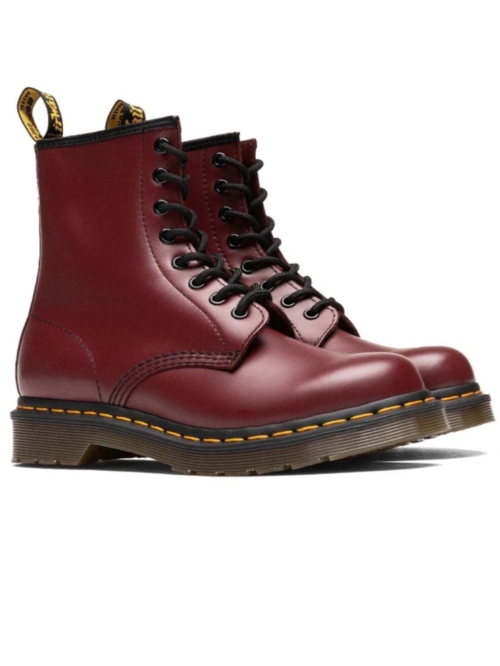 Dr. Martens Luana Combat Boots Cherry Red US 7
